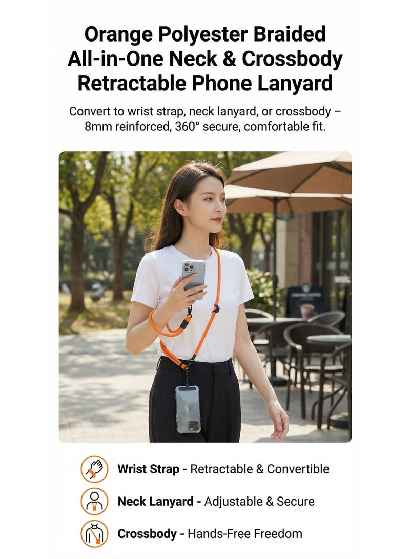 ThangCore Long Cross-Body Retractable Phone Lanyard - Bonus Silicone Cable Ties - Image 3